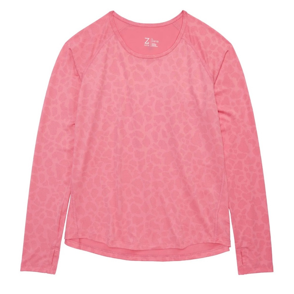 NWT Z by Zella Girl Kids' Active Long Sleeve T-Shirt Girls